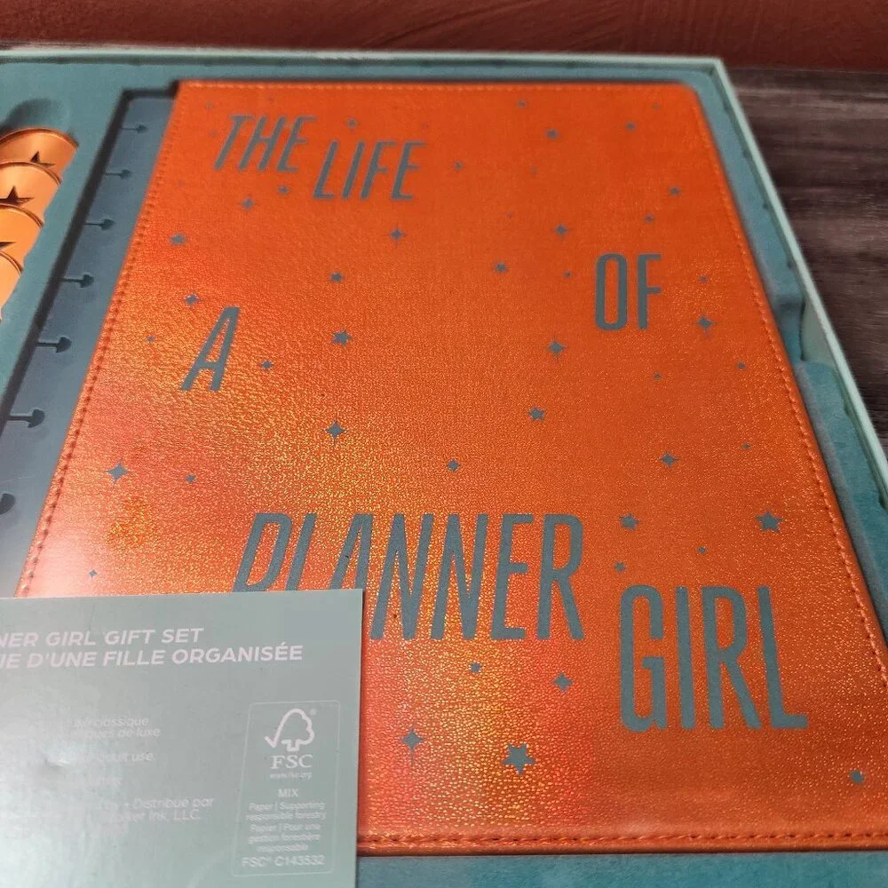 NWT Happy Planner The Life of a Planner Girl Disc & Cover Set
